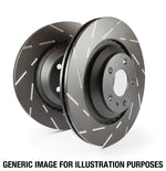 EBC 91-92 Audi 100 Quattro 2.3 (Girling) USR Slotted Front Rotors