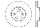 StopTech Cyro Drilled Sport Brake Rotor Front Left 13+ Honda Accord