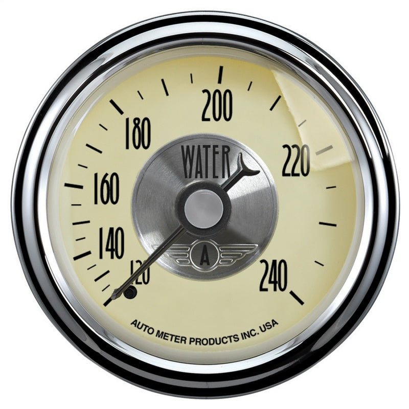 Autometer Prestige Series 52mm 120-240 Deg F Mechanical Water Temperature Gauge
