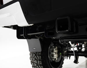 Bushwacker 17-20 Ford F-250/F-350 Trail Armor Rear Mud Flaps (Fits Pocket Style Flares)