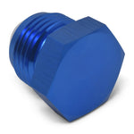 Russell Performance -4 AN Flare Plug (Blue)