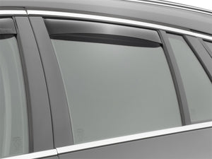 WeatherTech 11-15 Volvo V60 Rear Side Window Deflectors - Dark Smoke