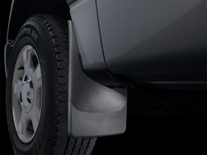 WeatherTech 08-10 Ford F250/F350/F450/F550 No Drill Mudflaps - Black