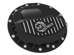 aFe Power Pro Series Front Diff Cover Black Machined & Gear Oil 13-18 Dodge Ram 2500/3500