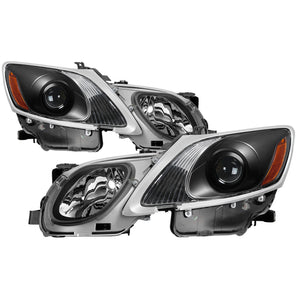 Xtune Lexus Gs 06-11 OE Projector Headlights (w/AFS. Hid Fit) Black PRO-JH-LGS06-AFS-AM-BK