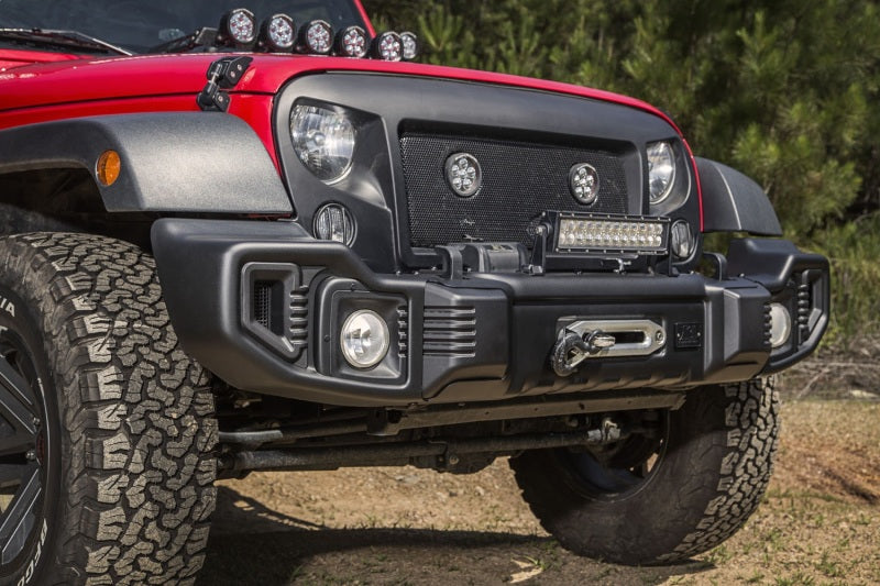 Rugged Ridge Spartacus Front Bumper Black 07-18 Jeep Wrangler