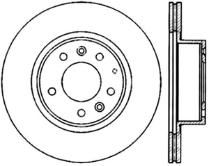 StopTech 93-95 Mazda RX-7 Cryo Slotted Front Left Sport Brake Rotor