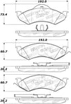 StopTech Street Brake Pads