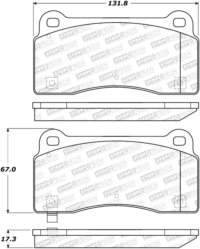 StopTech Street Brake Pads