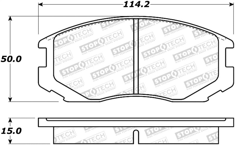 StopTech Street Brake Pads - Front