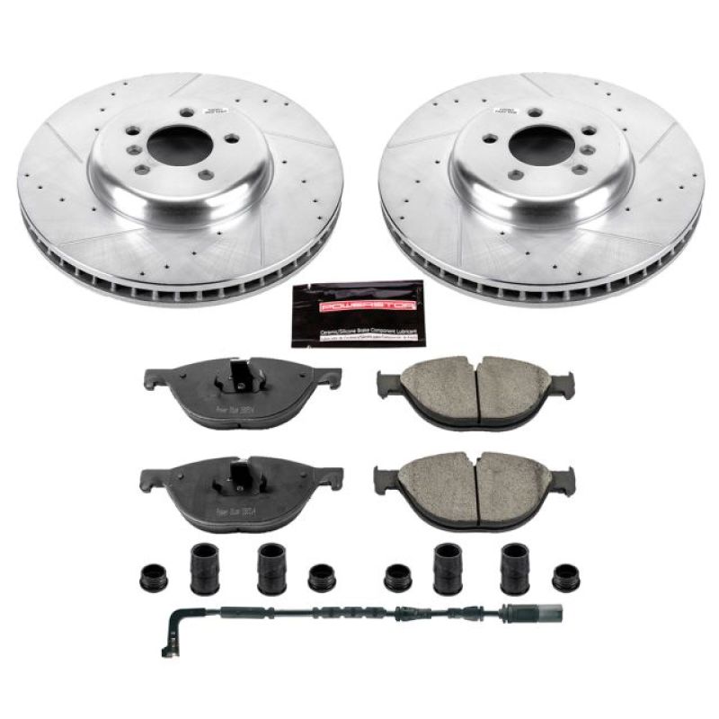 Power Stop 2009 BMW 750i Front Z23 Evolution Brake Kit