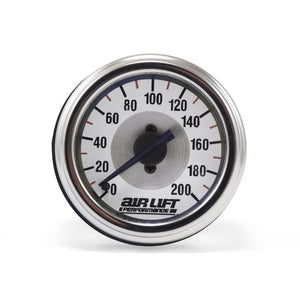 Single Needle Air Gauge; 200 PSI;