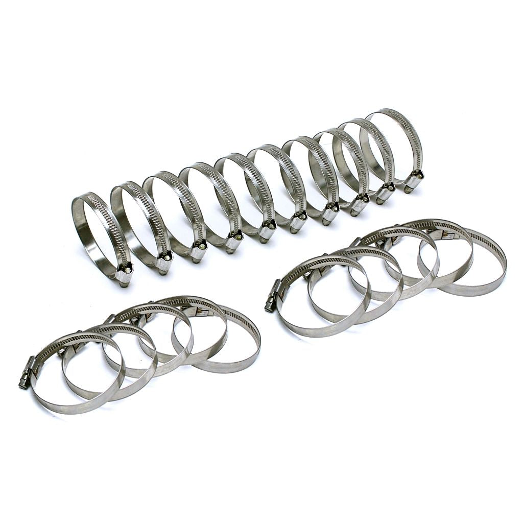 HPS Performance Stainless Steel Embossed Hose ClampSize #16Size Range:1-1/16"- 1-1/2"20pc