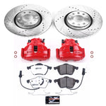 Power Stop 98-99 Audi A6 Front Z26 Street Warrior Brake Kit w/Calipers