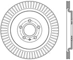 StopTech Premium High Carbon 13-14 Ford Mustang/Shelby GT500 Left Rear Disc Drilled Brake Rotor