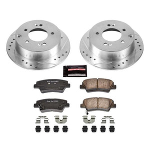 Power Stop 10-13 Kia Soul Rear Z23 Evolution Sport Brake Kit