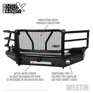 Westin/HDX Bandit 11-16 Ford F-250 / F-350 Front Bumper - Black