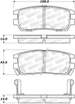 StopTech Street Brake Pads - Rear