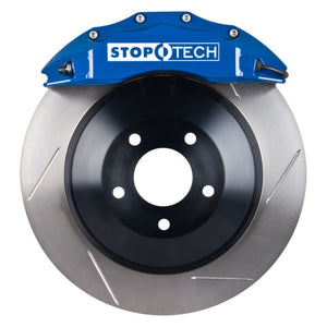 StopTech Chrysler 300C Front Touring 1-Piece BBK w/ Blue ST-60 Calipers Slotted Rotor