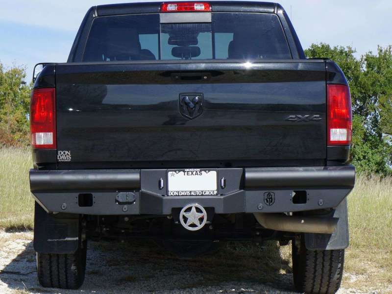 Road Armor 10-18 Dodge 2500 Vaquero Rear Non-Winch Bumper - Tex Blk