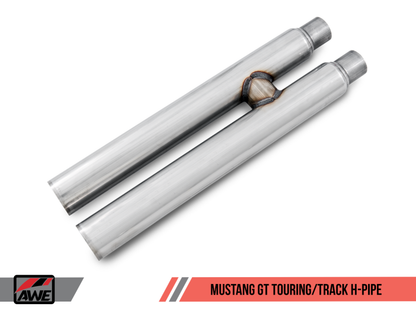 AWE Tuning S550 Mustang GT Cat-Back Exhaust - Touring Edition (Diamond Black Tips)