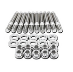 BLOX Racing SUS303 Stainless Steel Intake Manifold Stud Kit M8 x 1.25mm 55mm in Length - 8-piece