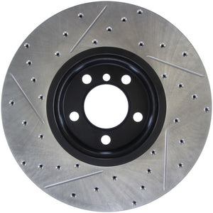 StopTech BMW 12-15 335i / 2014 428i / 2015 235i/228i Front Left Slotted & Drilled Sport Brake Rotor