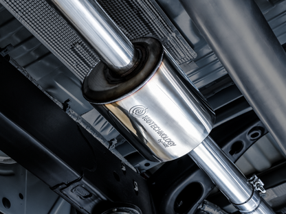 AWE Tuning 4th Gen GM 1500 5.3L 0FG Cat-Back Dual Side Exit (Flat Bumper) - Chrome Tips