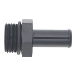 DeatschWerks 10AN ORB Male to 1/2in Male Barb Fitting - Anodized Matte Black