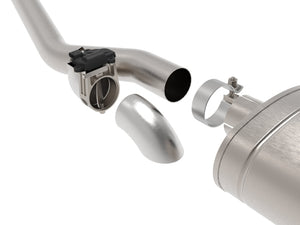 aFe Gemini XV 3in 304 SS Cat-Back Exhaust w/ Cutout 19-21 GM Silverado/Sierra 1500 V8- w/ Black Tips