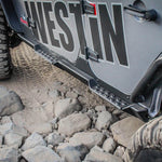 Westin/Snyper 07-17 Jeep Wrangler Unlimited Rock Slider Steps - Textured Black