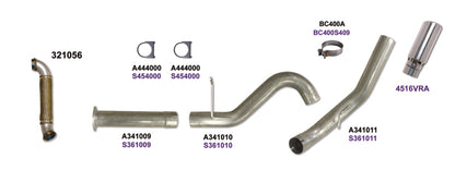 Diamond Eye KIT 4in DPF-BACK Single w/ TDP SS 07.5-10 Chevy/GMC 6.6L Duramax 2500/3500