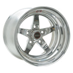 Weld S71 15x10.33 / 5x4.5 BP / 6.5in. BS Polished Wheel (Medium Pad) - Non-Beadlock