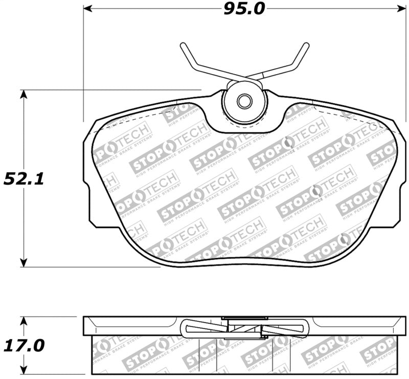 StopTech Street Touring Brake Pads