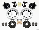 Wilwood Combination Parking Brake Rear Kit 12.19in Drilled Civic / Integra Drum 2.46 Hub Offset