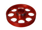 Torque Solution Lightweight Crank Pulley (Red): Hyundai Genesis Coupe 3.8 2010+