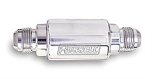 Russell Performance Polished Aluminum (3in Length 1-1/4in dia. -6 male inlet/outlet)