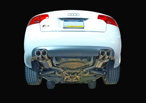 AWE Tuning Audi B7 S4 Touring Edition Exhaust - Polished Silver Tips