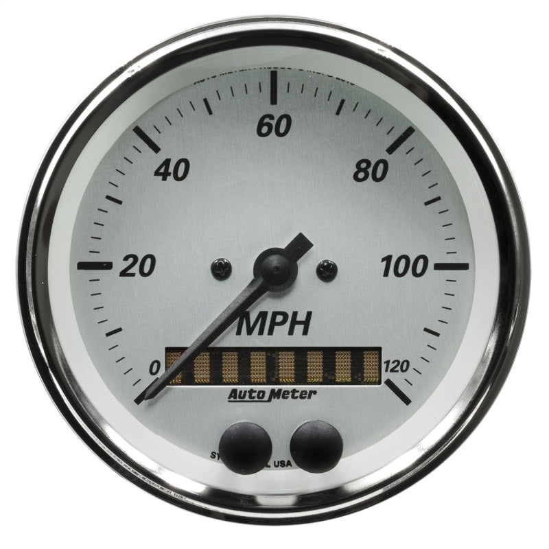 AutoMeter American Platinum Series 0-120MPH 3-3/8in. GPS Speedometer Gauge