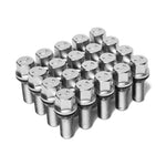 Vossen Lug Bolt - 14x1.5 - 40mm - 17mm Hex - Cone Seat - Silver (Set of 20)