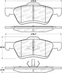 StopTech Street Brake Pads