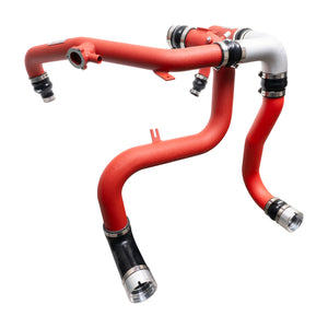 Injen 21-23 Ford Bronco 2.7L V6 (TT) EcoBoost SES Intercooler Pipes - Wrinkle Red