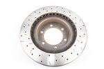 DBA 2012 Toyota 4Runner/11-12 FJ Cruiser Front Drilled and Slotted 4000 Series Rotor