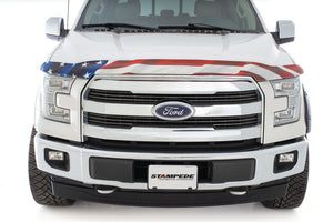 Stampede 2009-2014 Ford F-150 Excludes Raptor Model Vigilante Premium Hood Protector - Flag