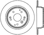 StopTech Power Slot 04-08 Acura TL/TL-S / 03-09 Honda Element Rear Left Slotted CRYO Rotor