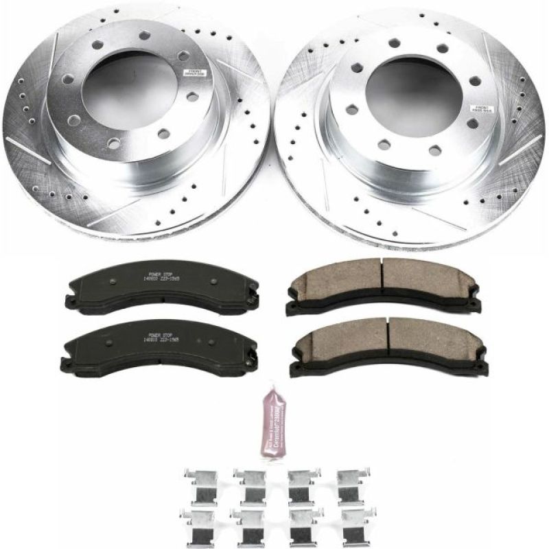 Power Stop 12-21 Nissan NV3500 Front Z23 Evolution Brake Kit