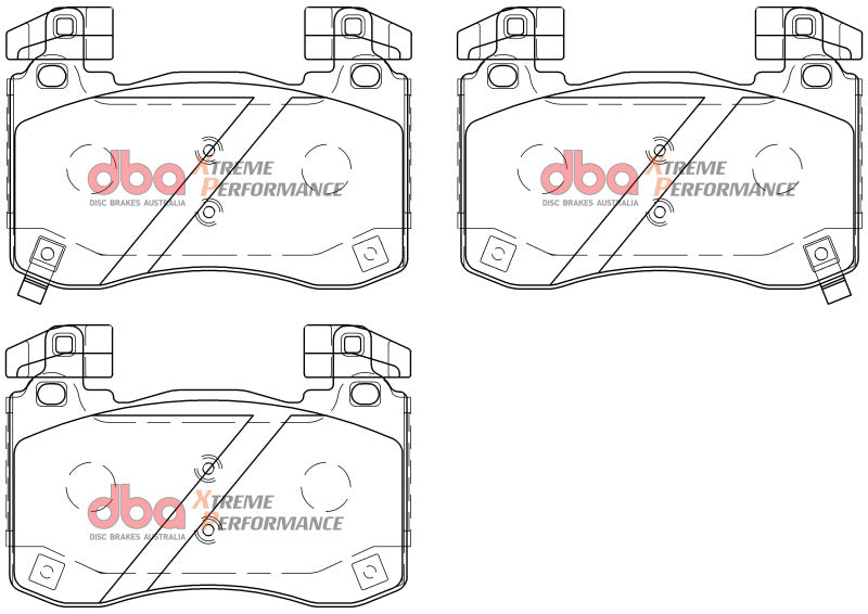 DBA 2018+ Kia Stinger V6 Twin Turbo XP Performance Front Brake Pads