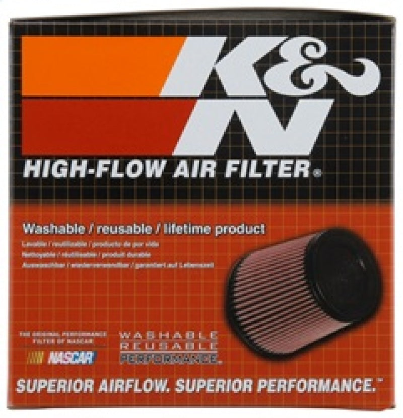 K&N Filter Universal Rubber Filter 3 Inch Flange 6 inch Base 4 inch Top 5 inch Height