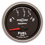 Autometer Sport-Comp II 52mm 73-10 ohms Short Seeep Electronic Fuel Level Gauge