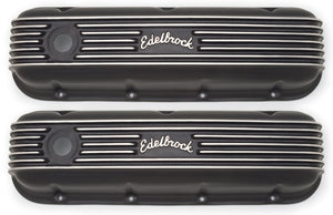 Edelbrock Valve Cover Classic Series Chevrolet 1965 and Later 396-502 V8 Black